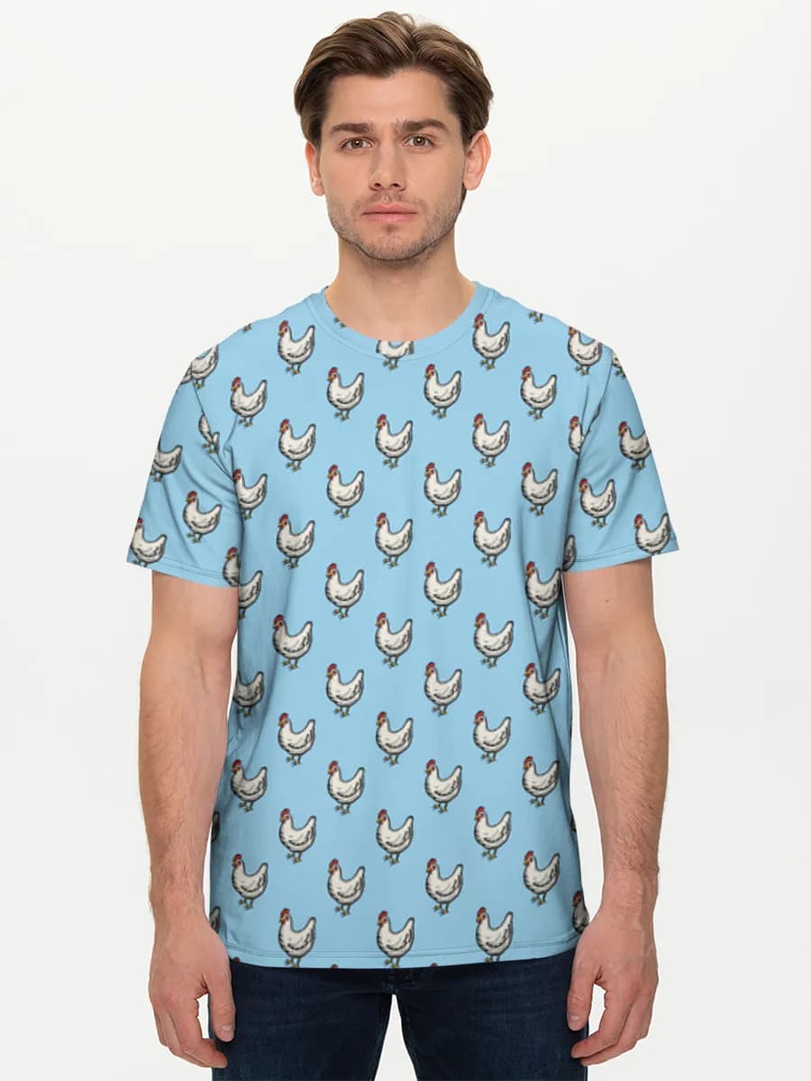 Men's basic cotton T-shirt
