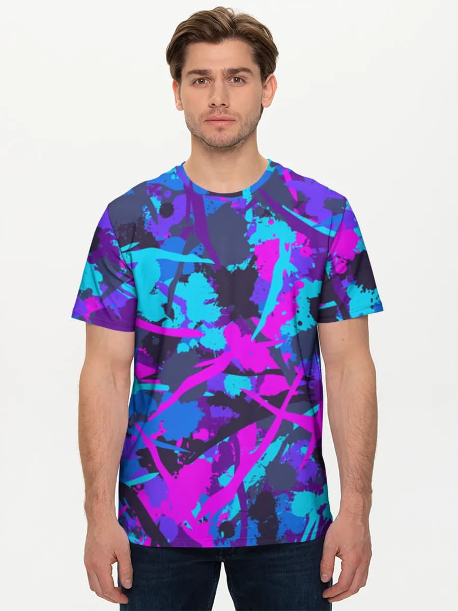 Camiseta básica de algodón para hombre