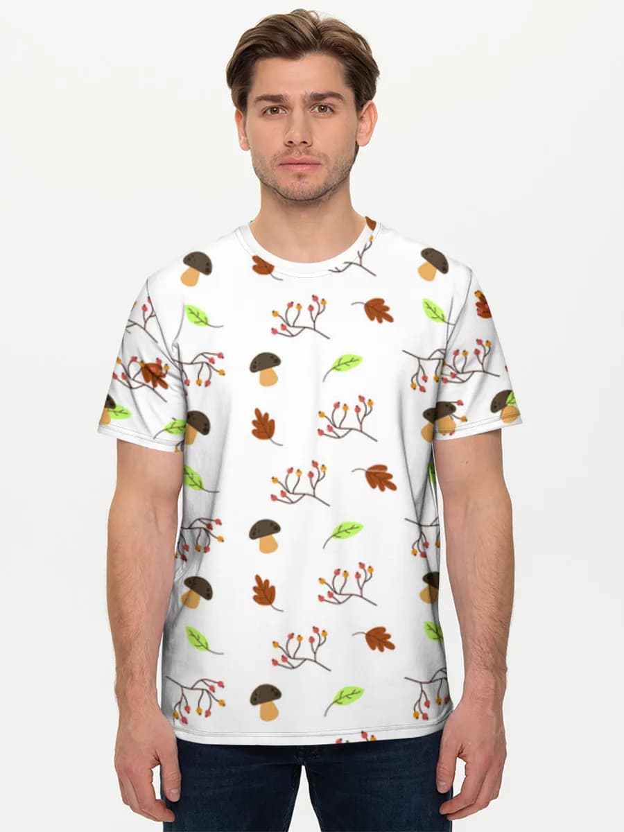Camiseta básica de algodón para hombre