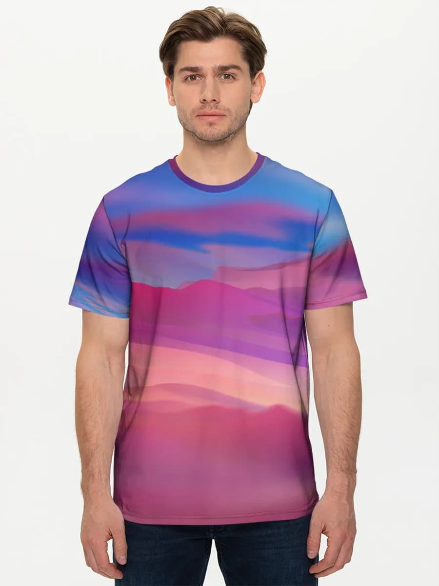 Men's basic cotton T-shirt