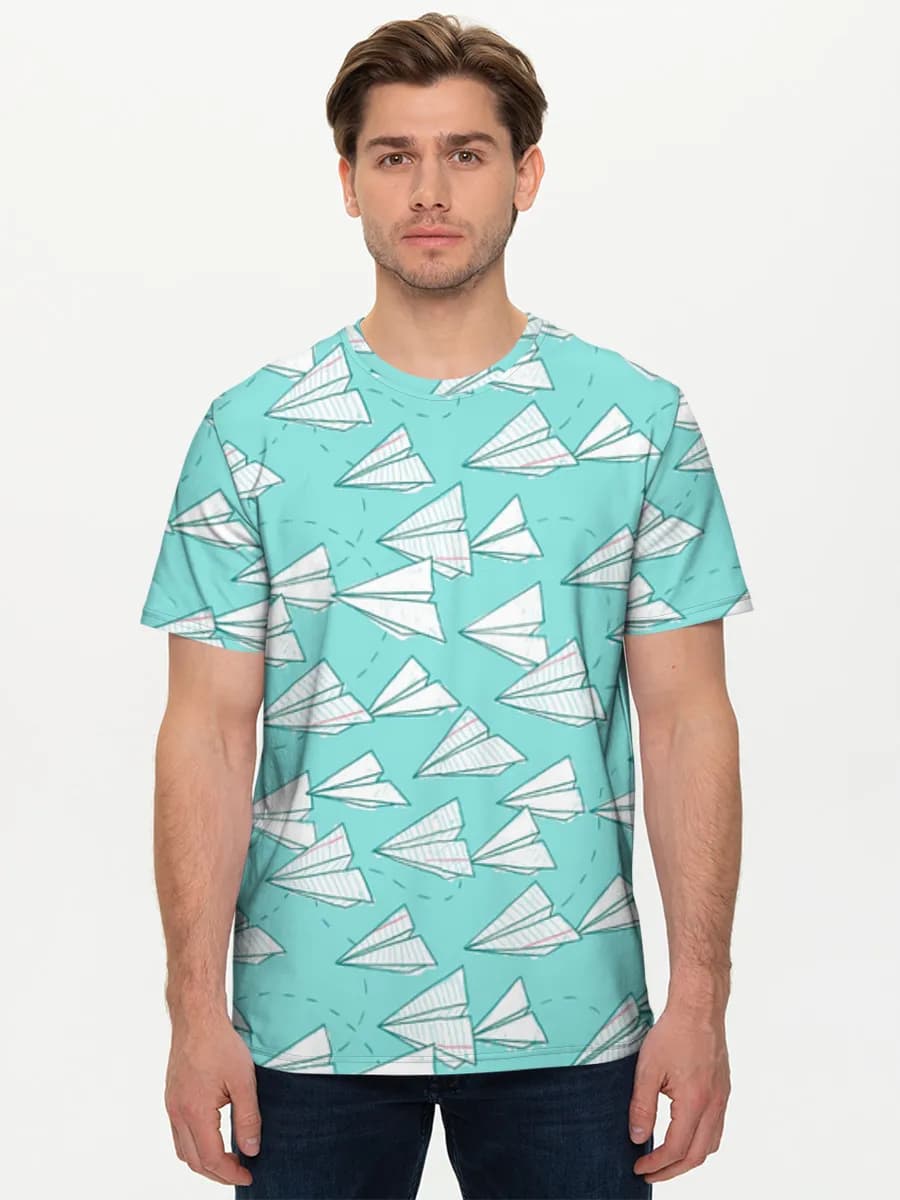 Men's basic cotton T-shirt