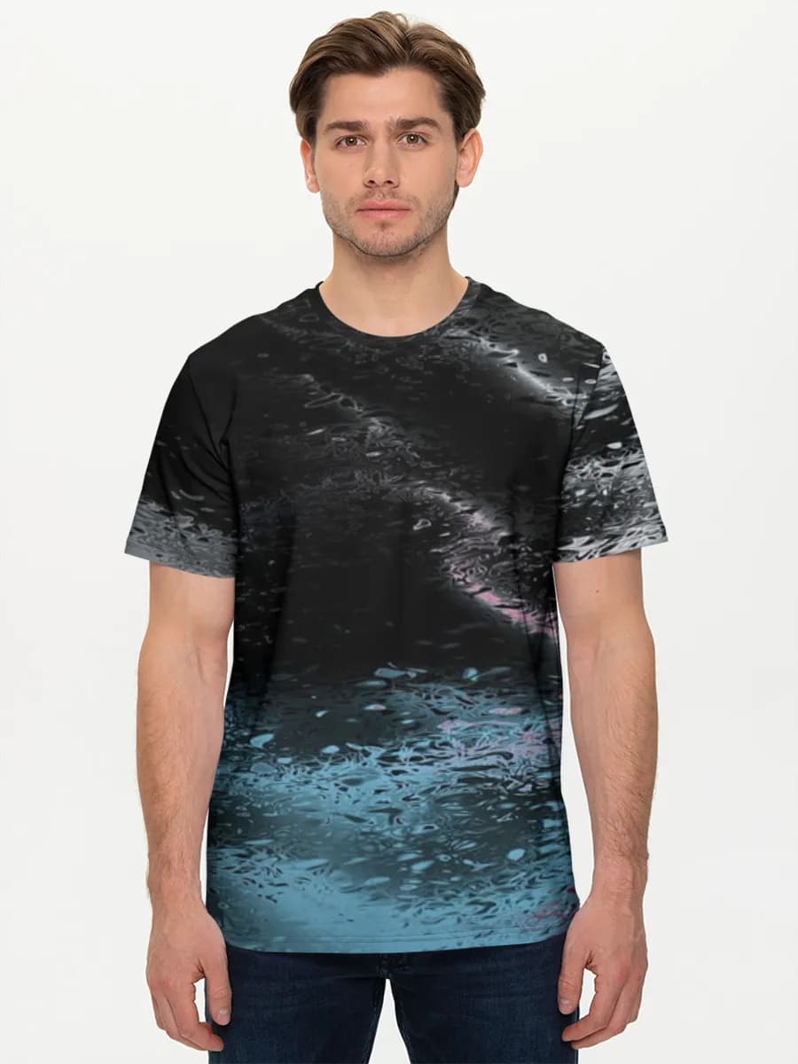 メンズ ベーシック コットンTシャツ