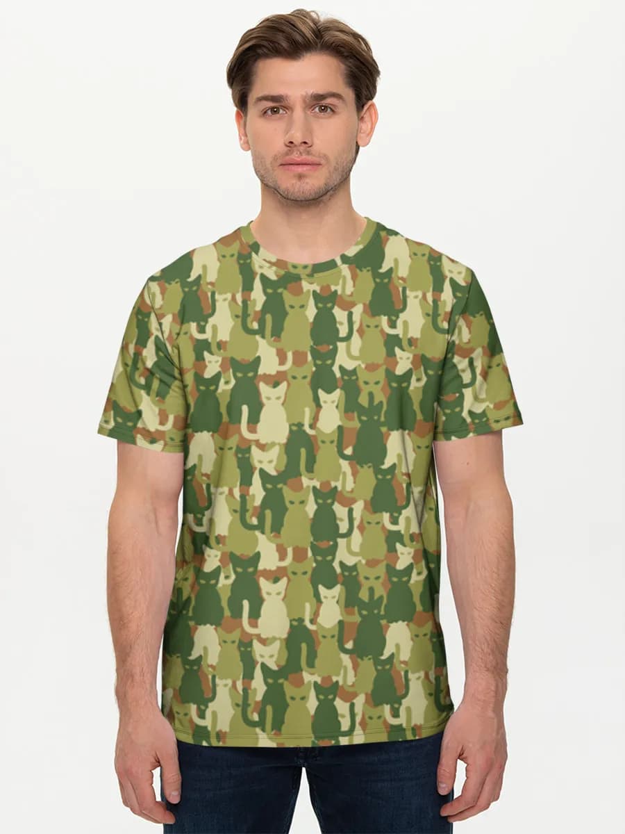 Camiseta básica de algodón para hombre