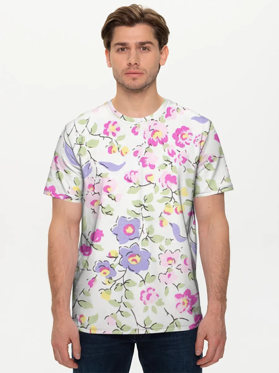 Men's basic cotton T-shirt