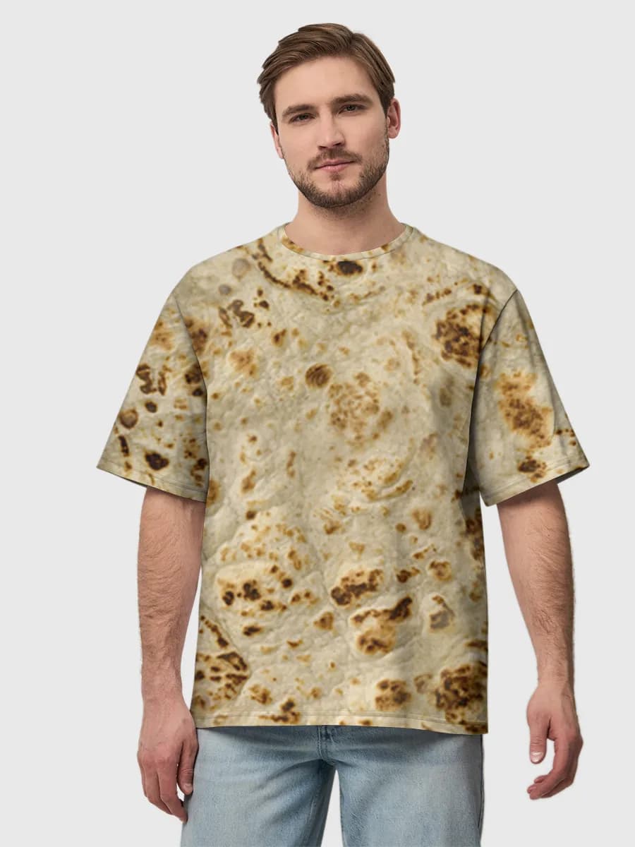Men's oversized cotton T-shirt