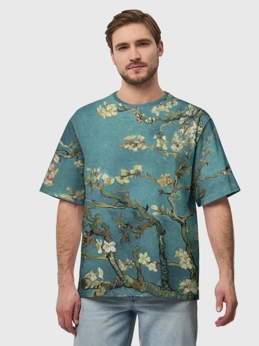 Men's oversized cotton T-shirt