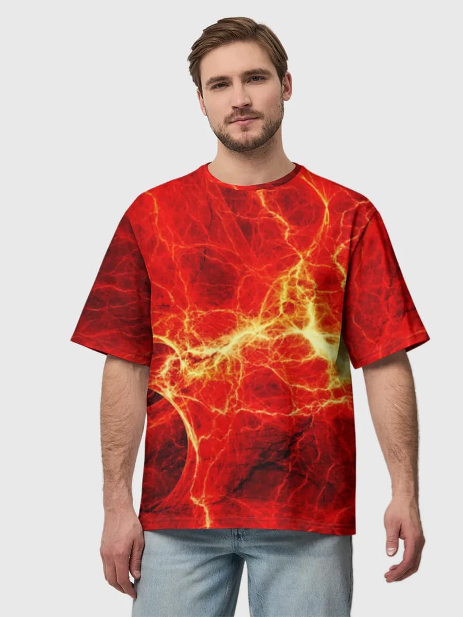 Men's oversized cotton T-shirt