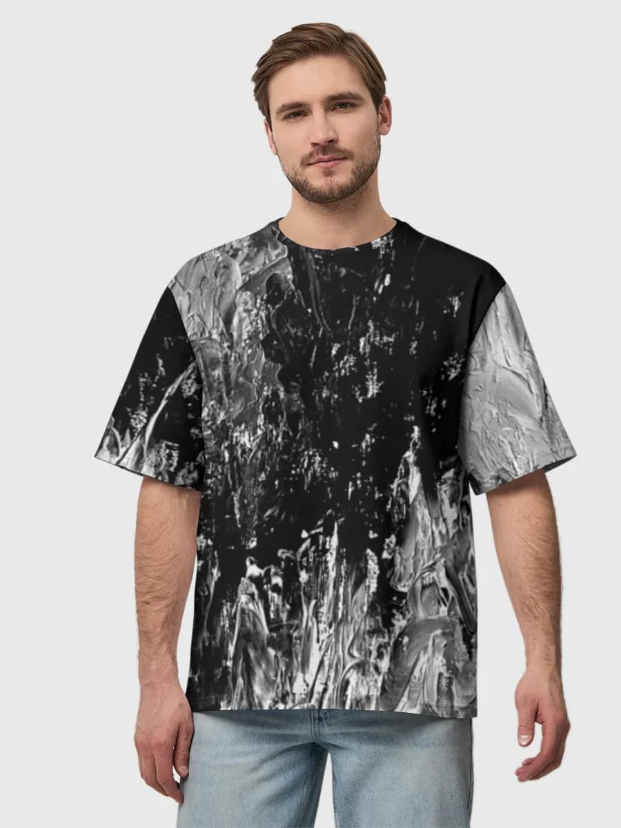 Men's oversized cotton T-shirt