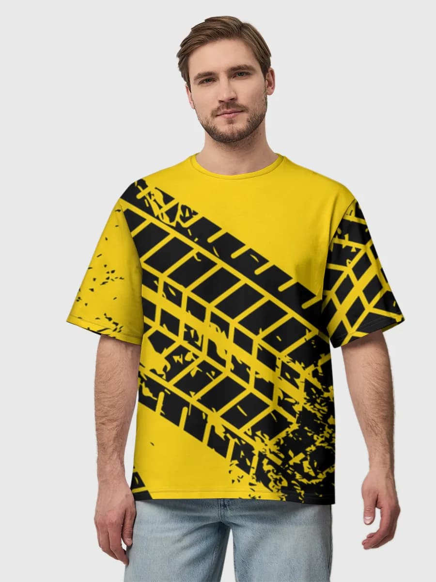 Men's oversized cotton T-shirt