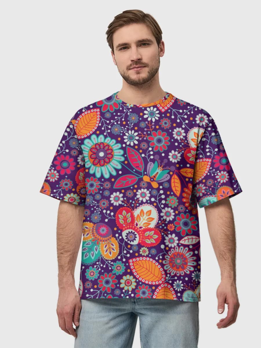 Men's oversized cotton T-shirt