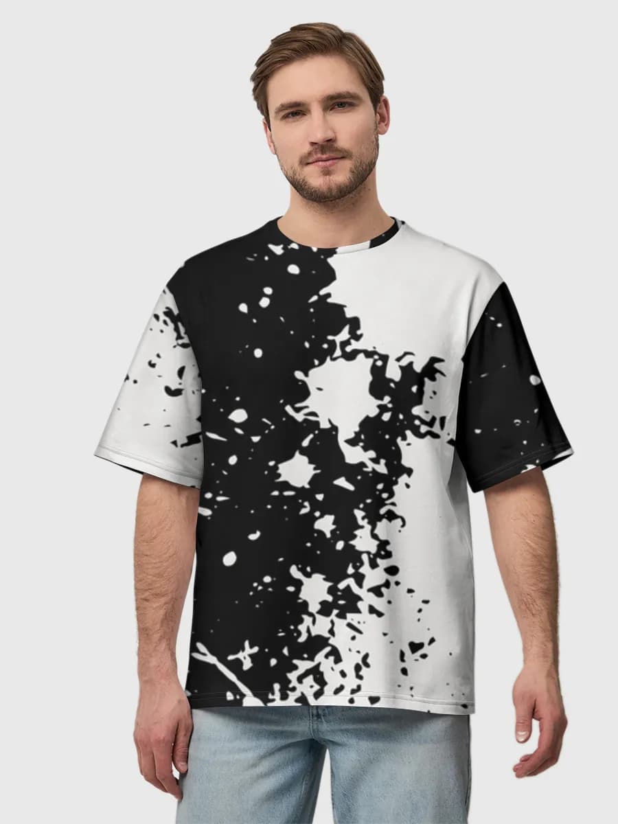 Men's oversized cotton T-shirt