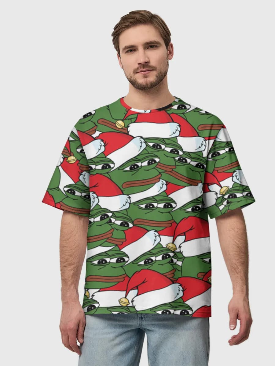 Men's oversized cotton T-shirt