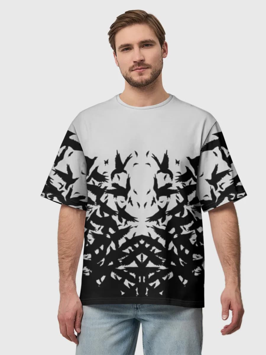 Men's oversized cotton T-shirt