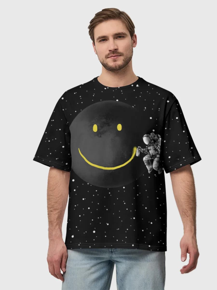 Men's oversized cotton T-shirt