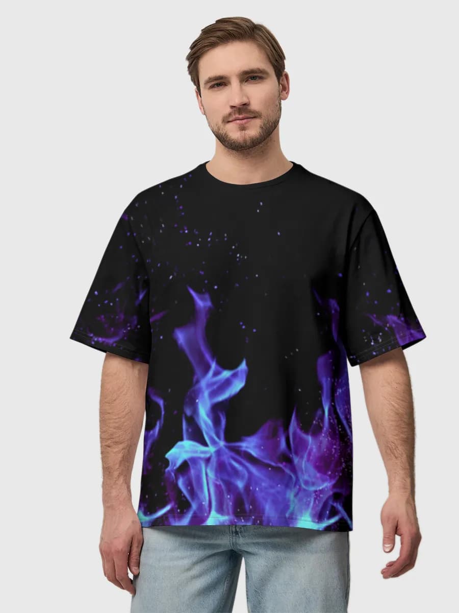 Men's oversized cotton T-shirt