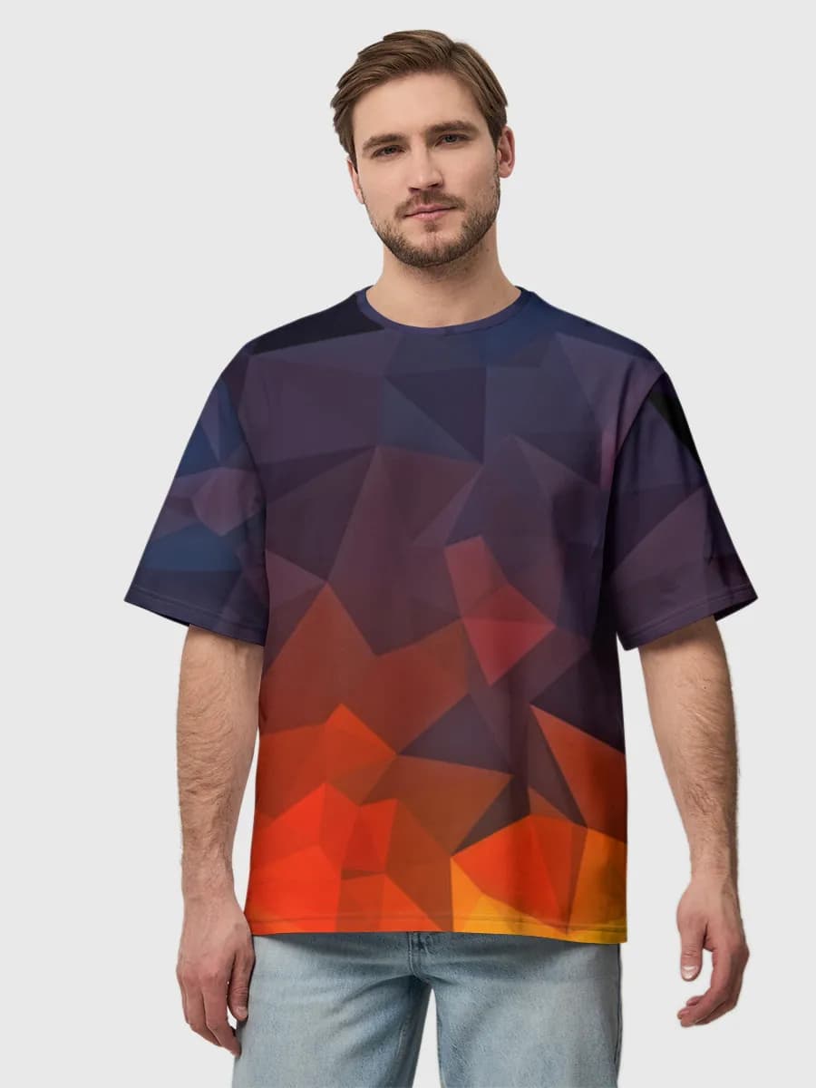 Men's oversized cotton T-shirt