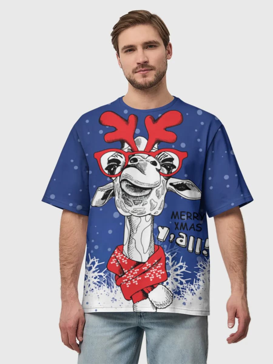 Men's oversized cotton T-shirt