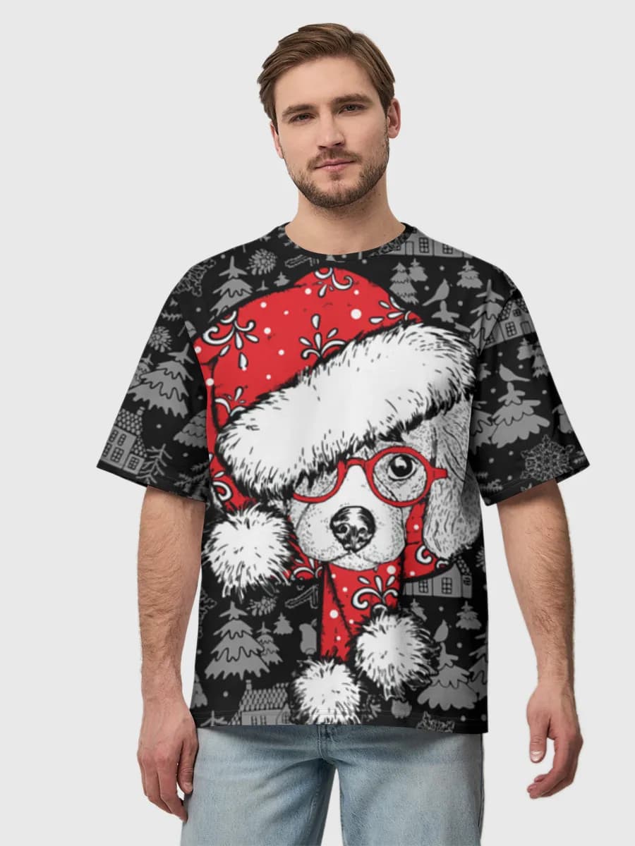 Men's oversized cotton T-shirt