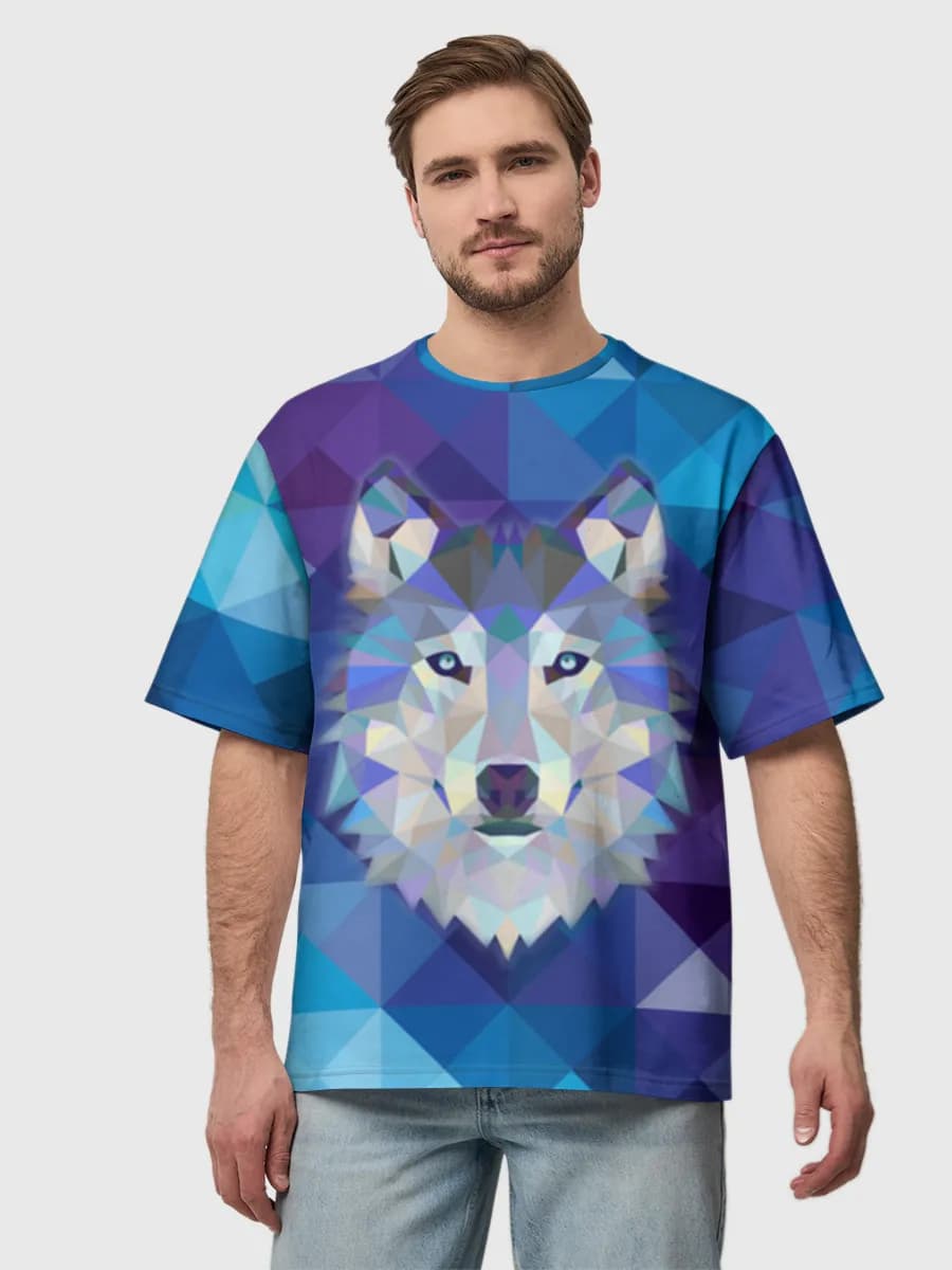 Men's oversized cotton T-shirt