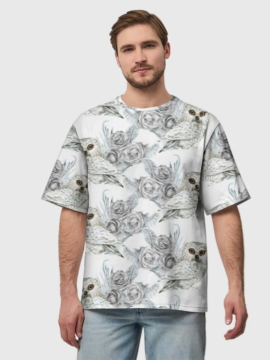Men's oversized cotton T-shirt