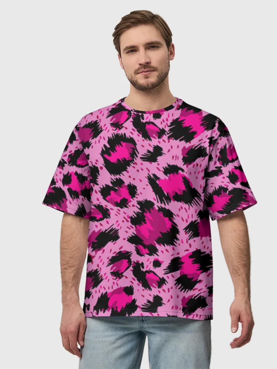 Herren Oversized Baumwoll T-Shirt