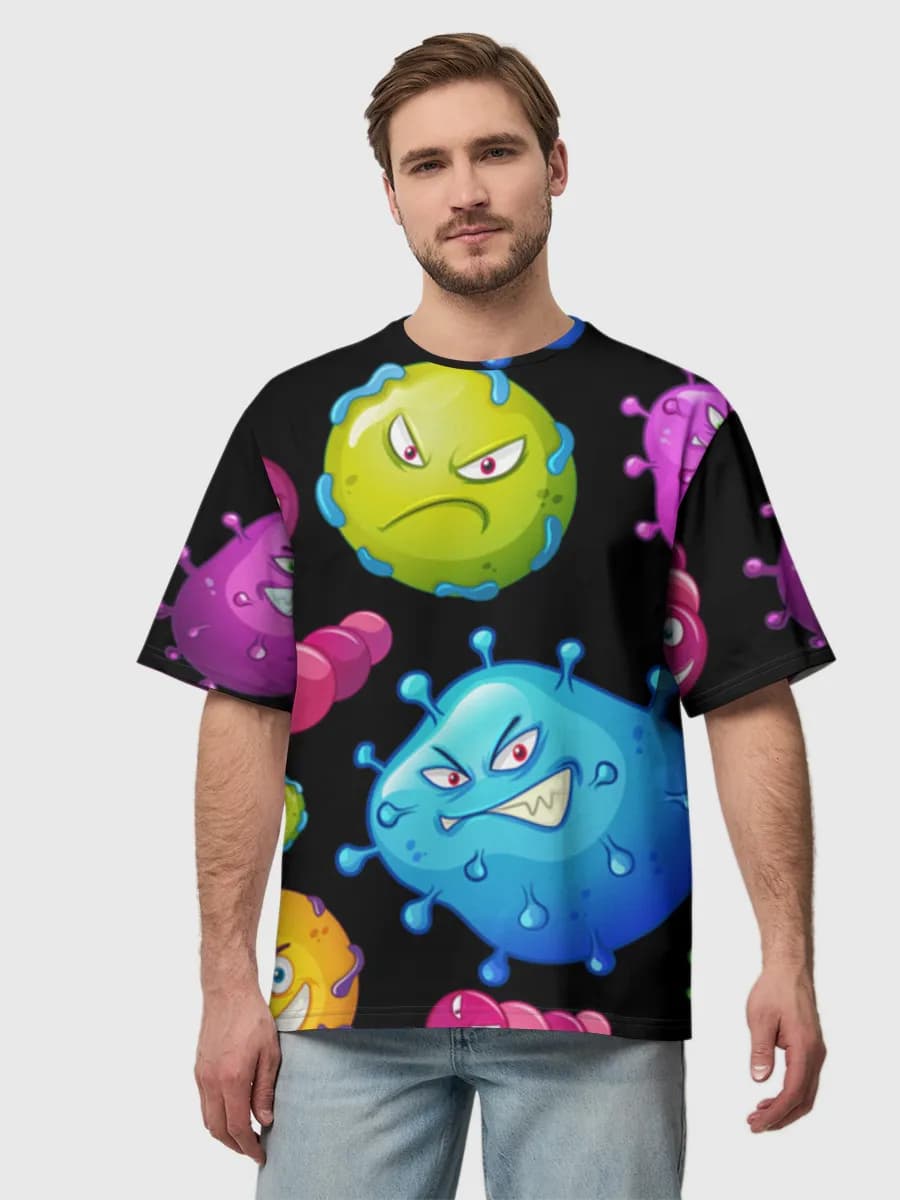 Men's oversized cotton T-shirt