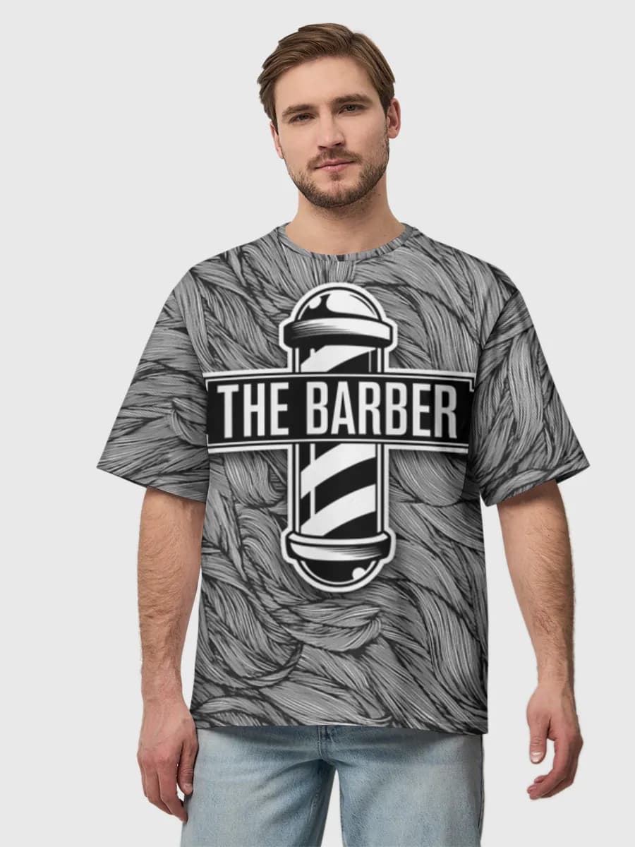Men's oversized cotton T-shirt