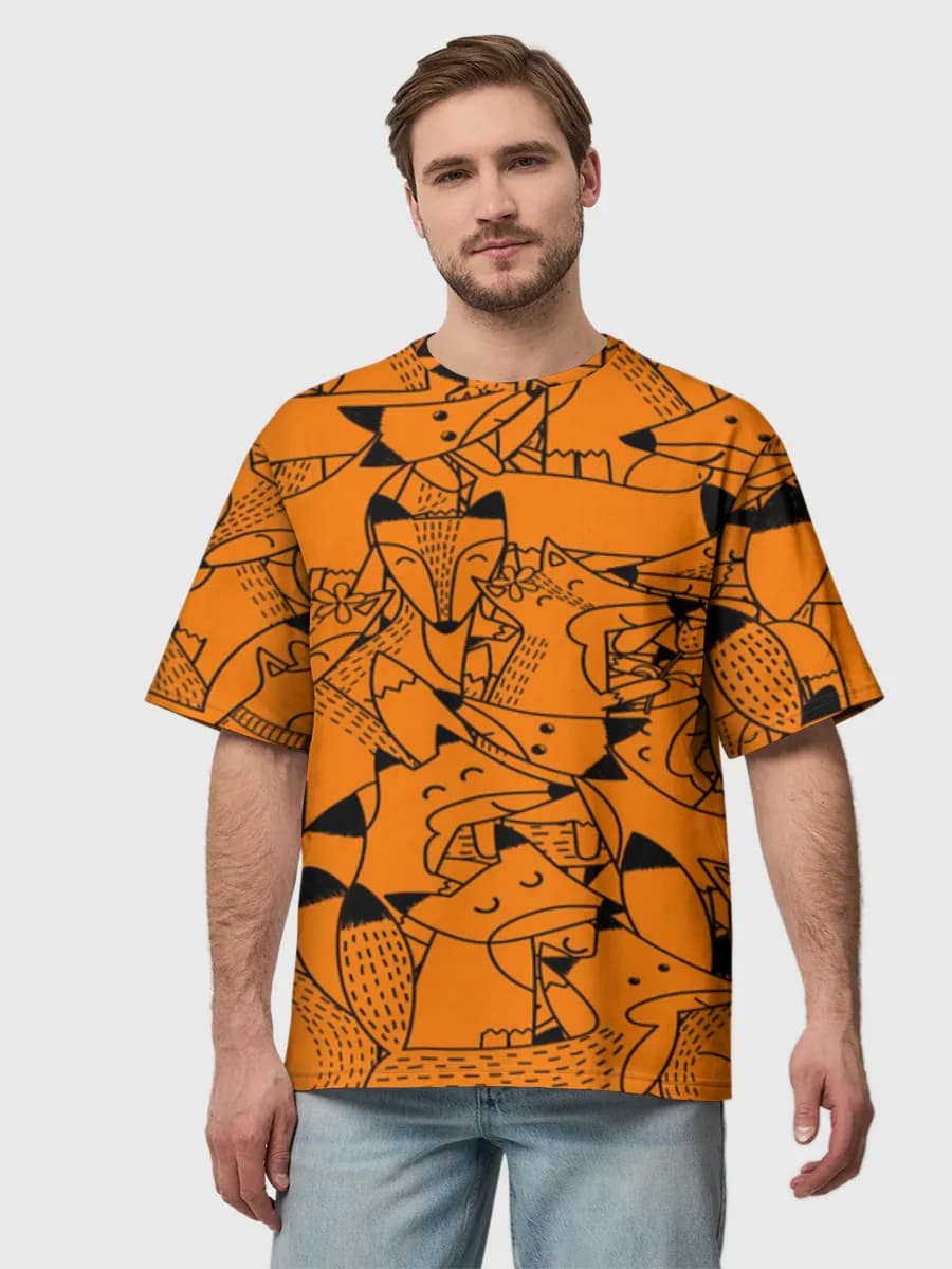 Men's oversized cotton T-shirt