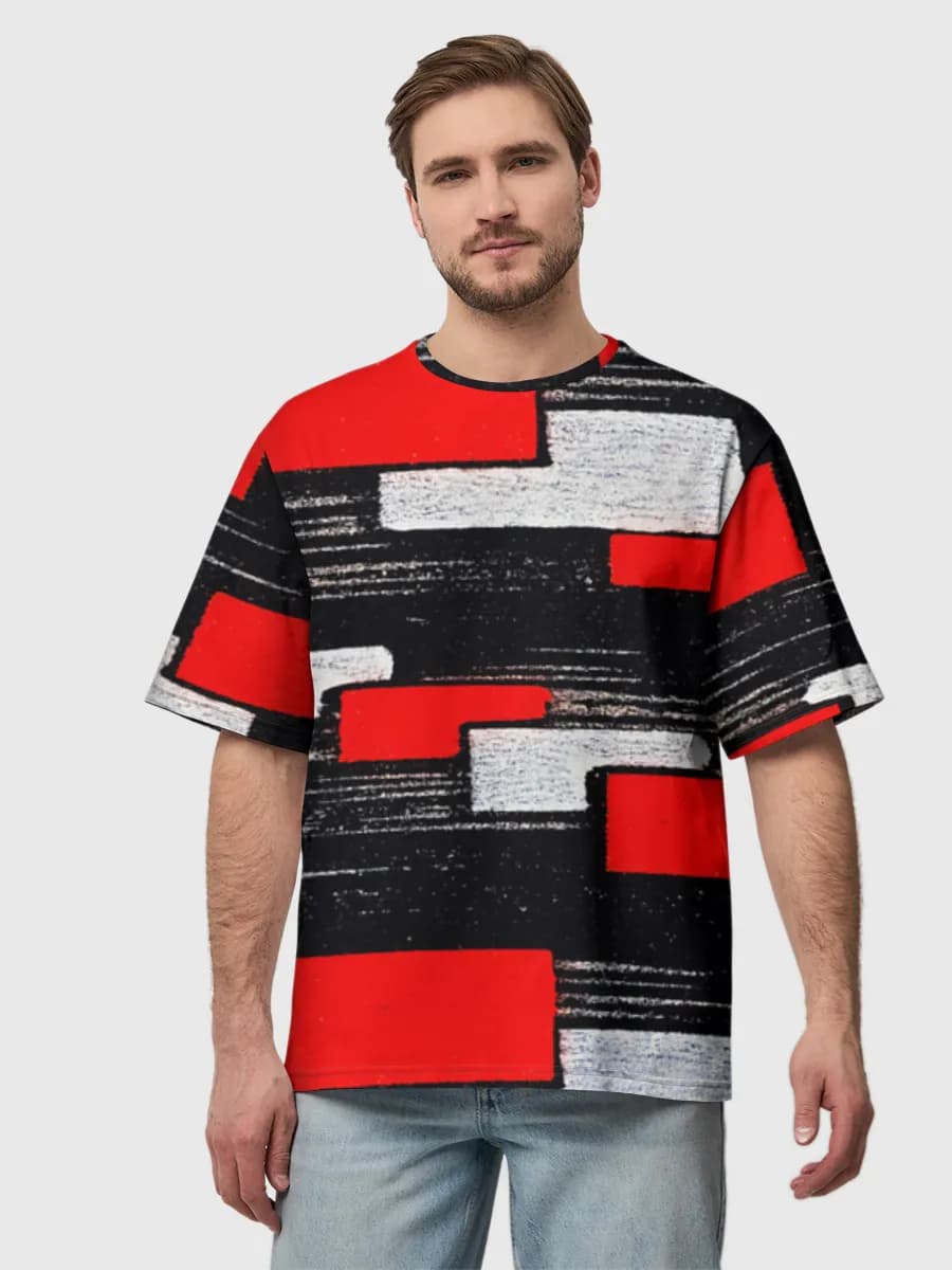 Men's oversized cotton T-shirt