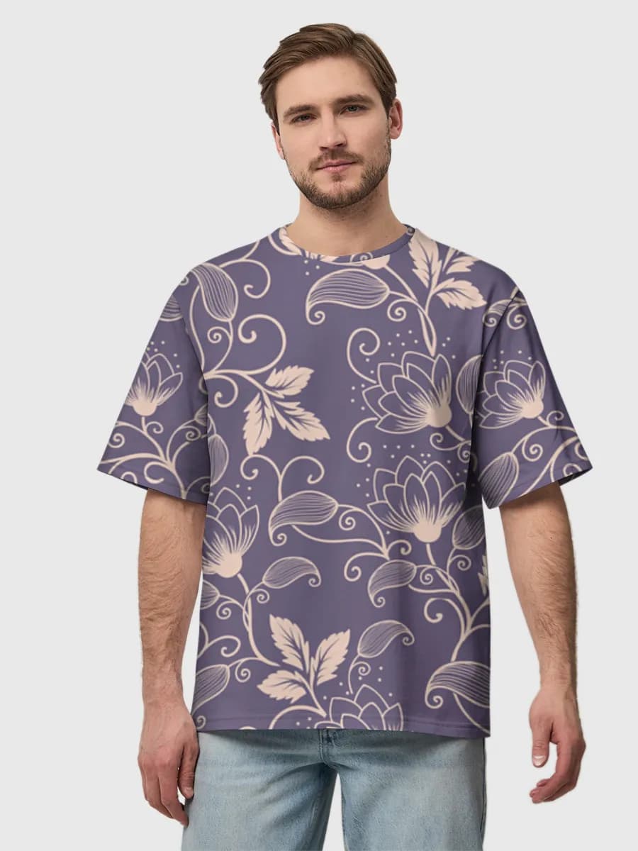 Men's oversized cotton T-shirt