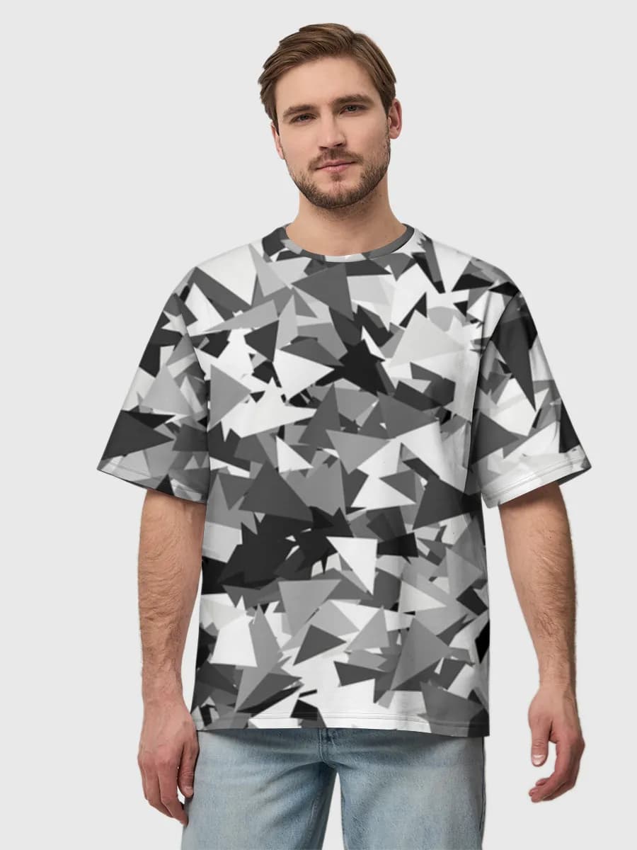Men's oversized cotton T-shirt
