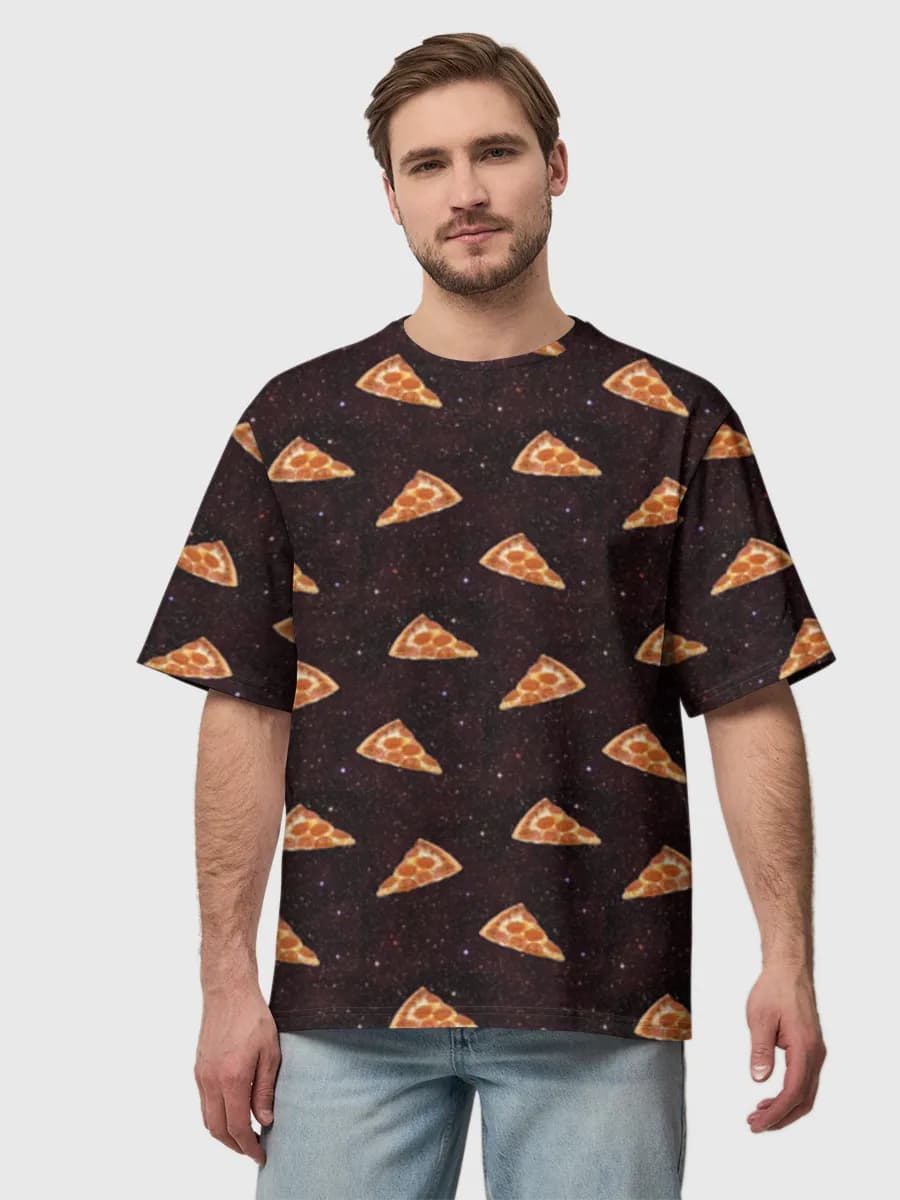 Men's oversized cotton T-shirt