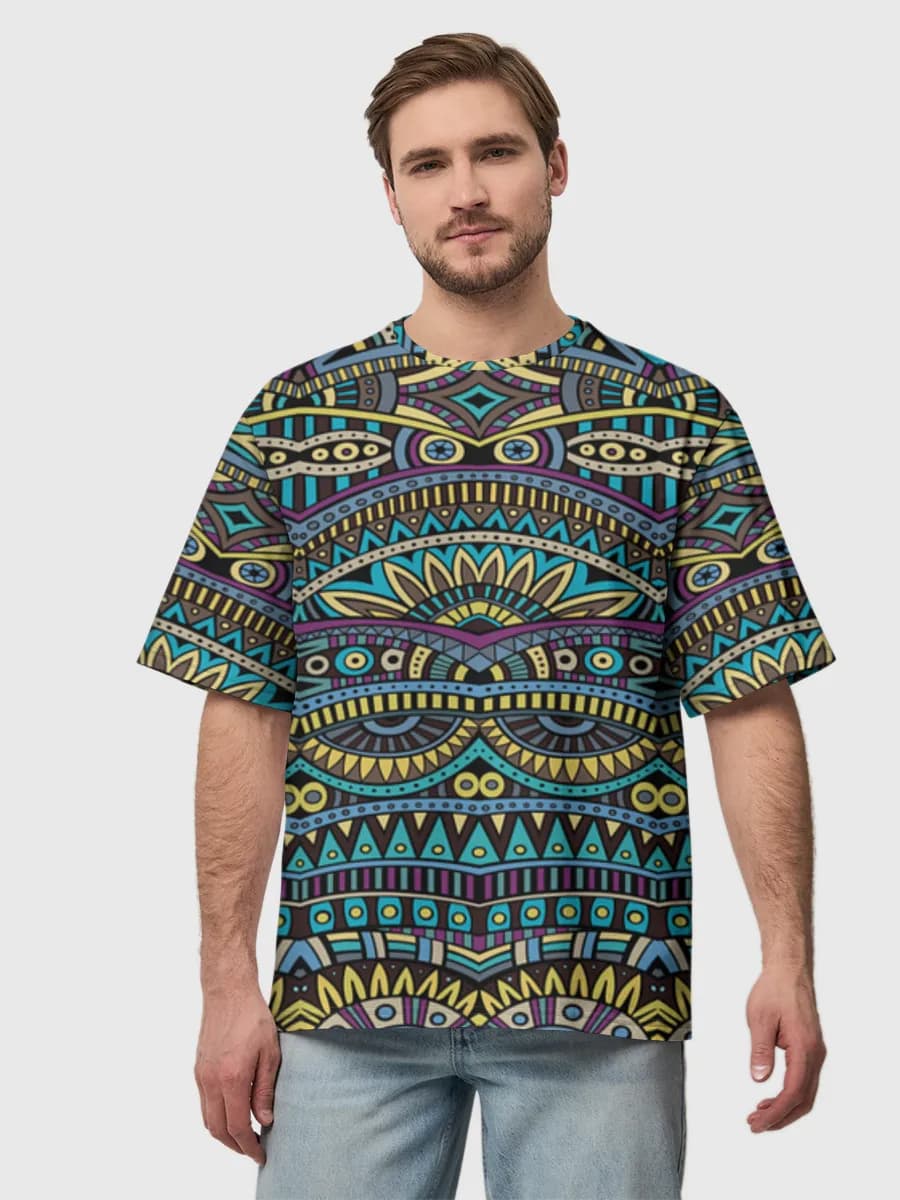 Herren Oversized Baumwoll T-Shirt