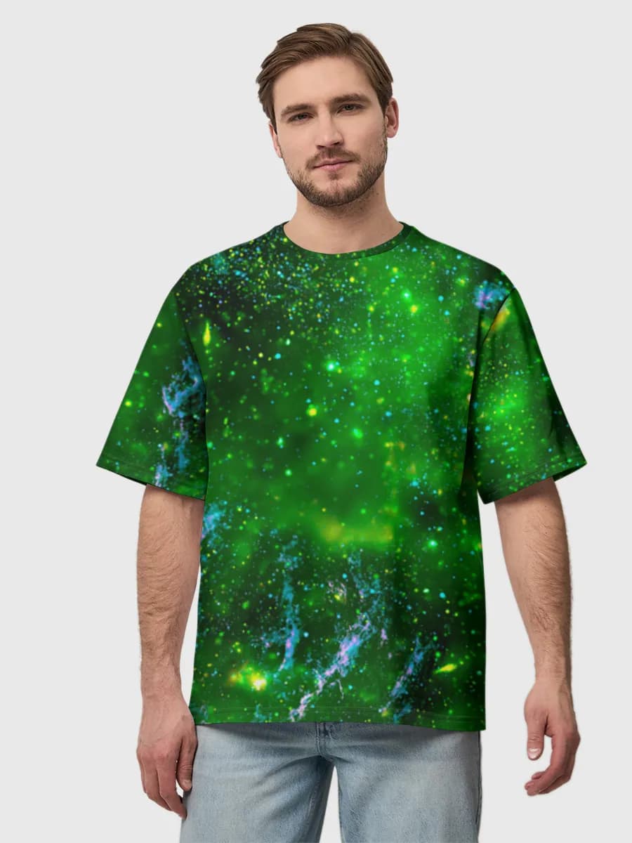 Men's oversized cotton T-shirt