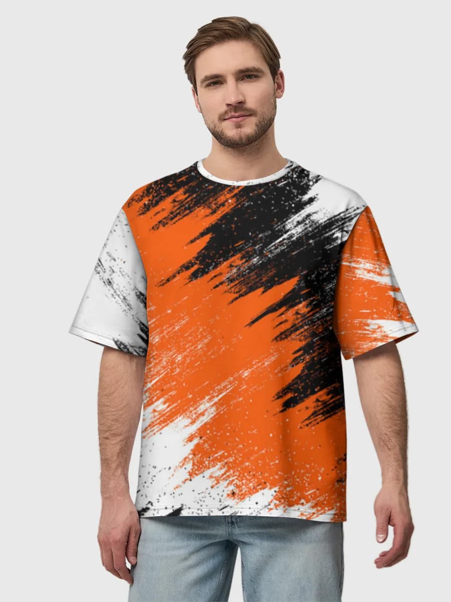 Men's oversized cotton T-shirt