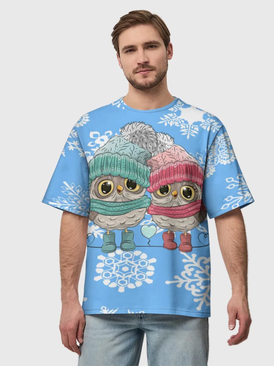Men's oversized cotton T-shirt