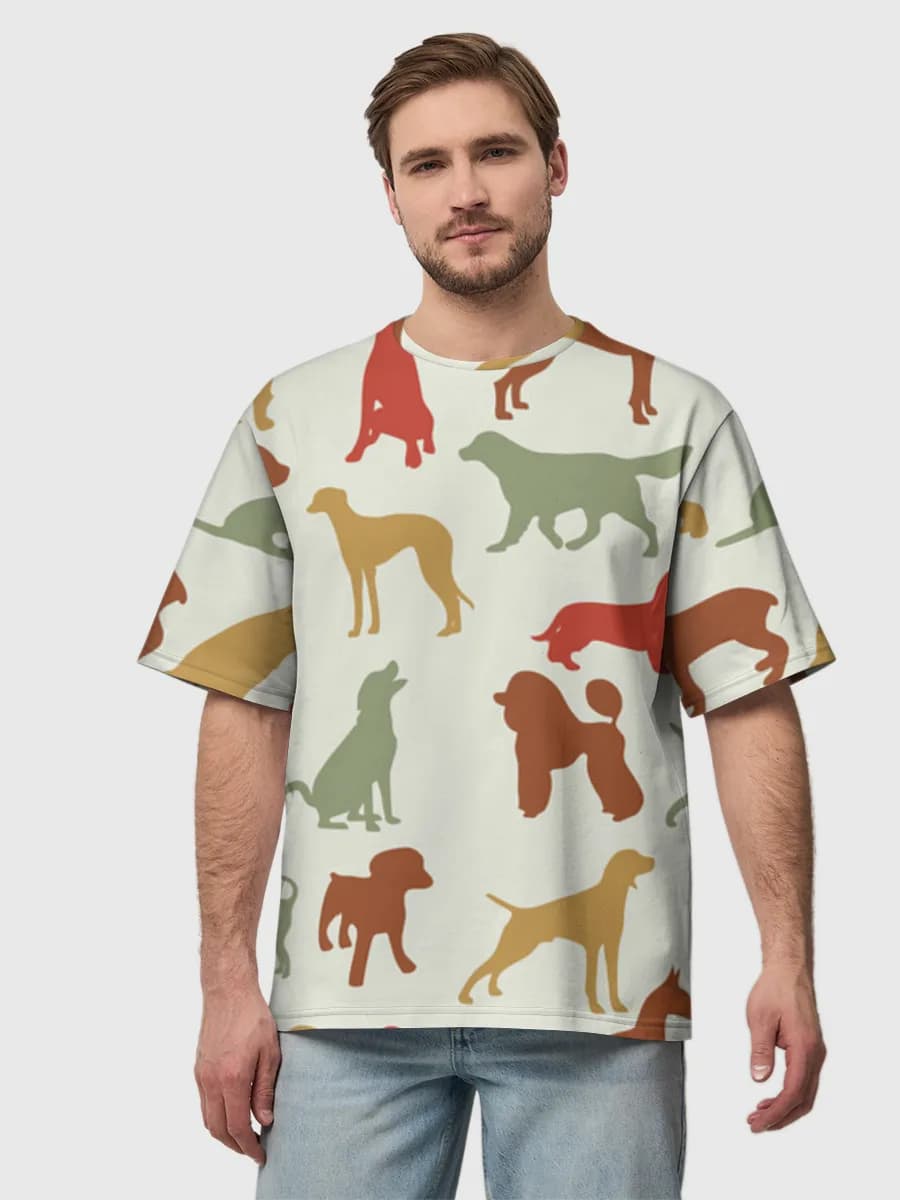 Men's oversized cotton T-shirt