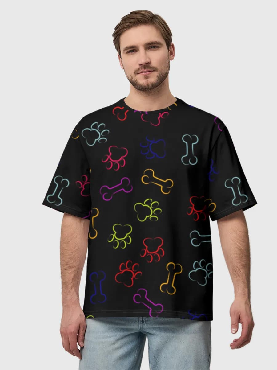 Men's oversized cotton T-shirt