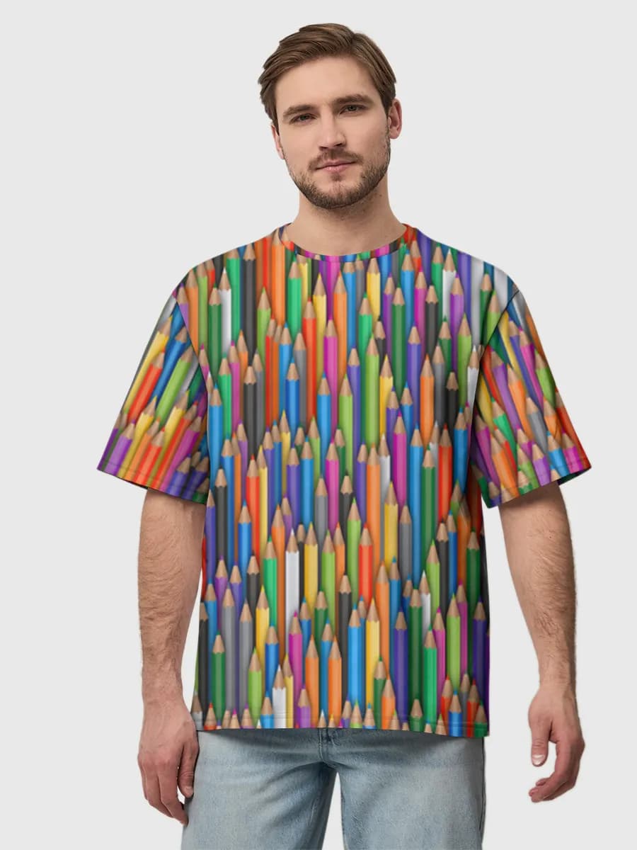 Men's oversized cotton T-shirt