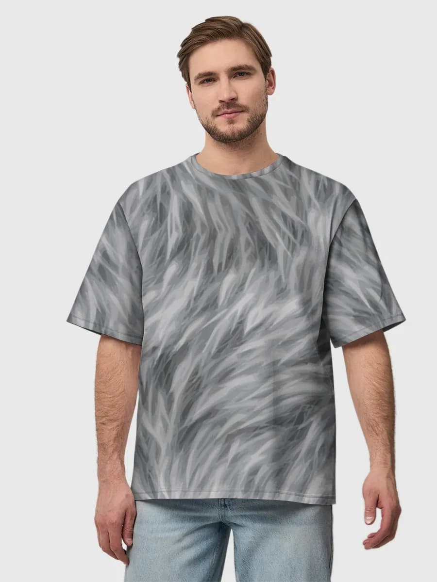 Herren Oversized Baumwoll T-Shirt