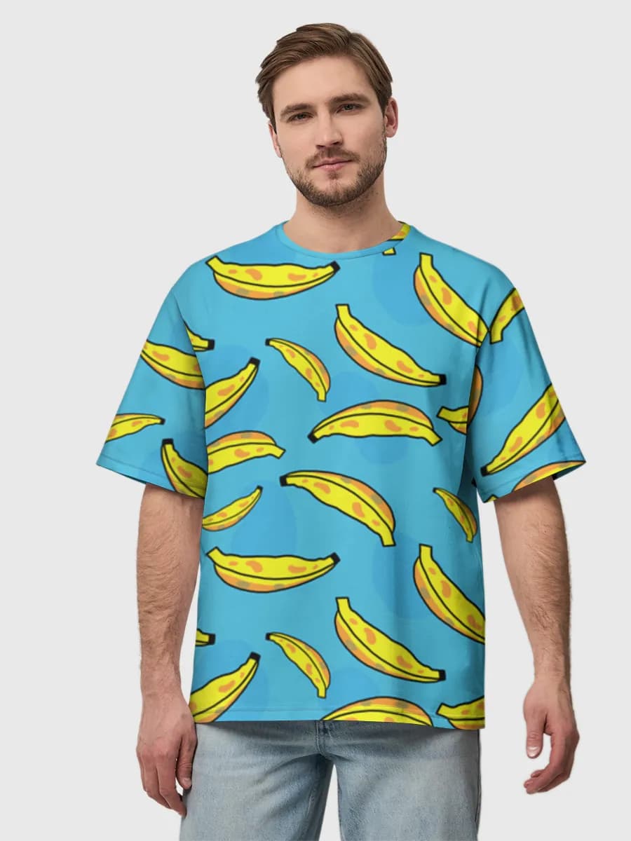 Camiseta de algodón extragrande para hombre