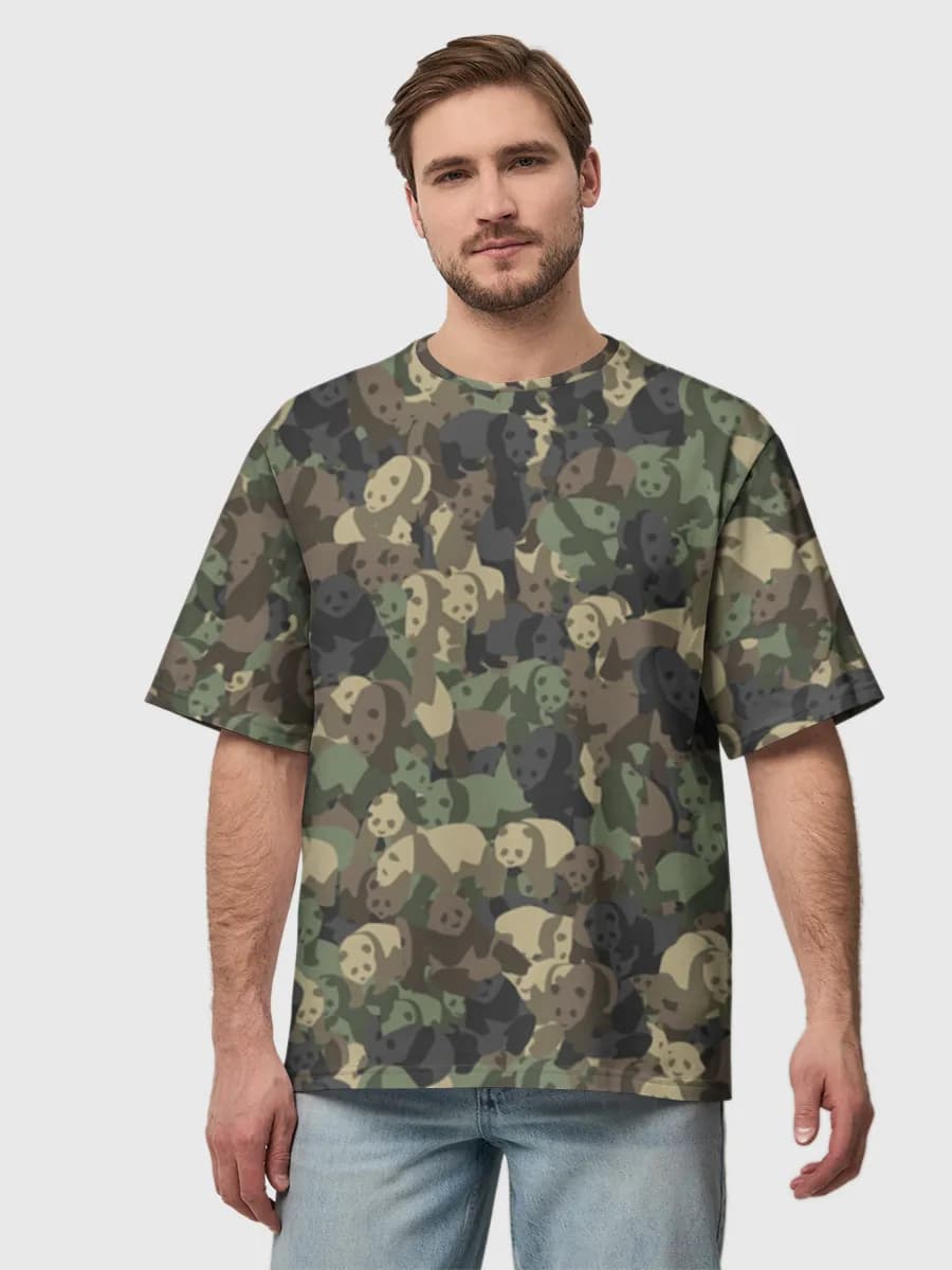 Men's oversized cotton T-shirt