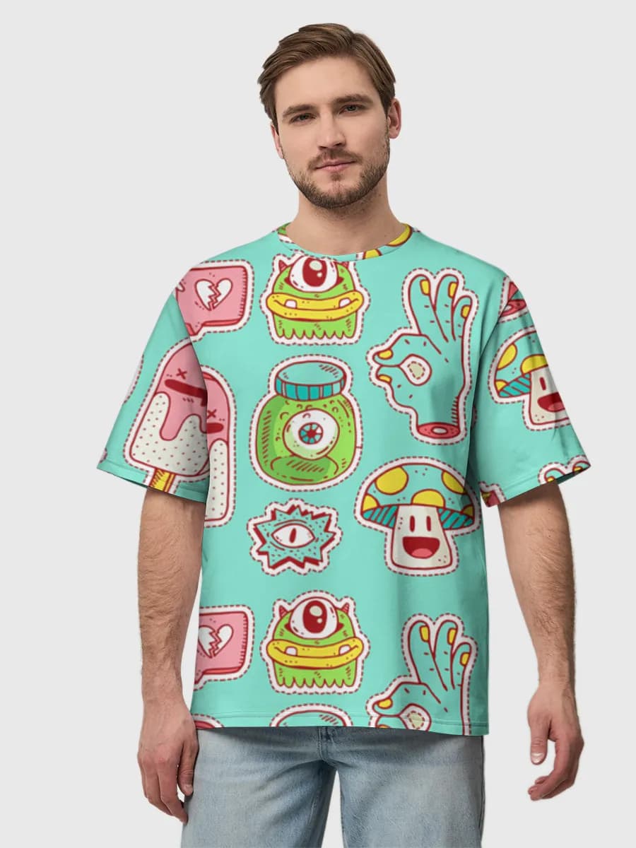 T-shirt Coton Oversize Homme