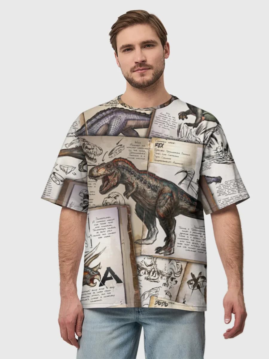 Men's oversized cotton T-shirt