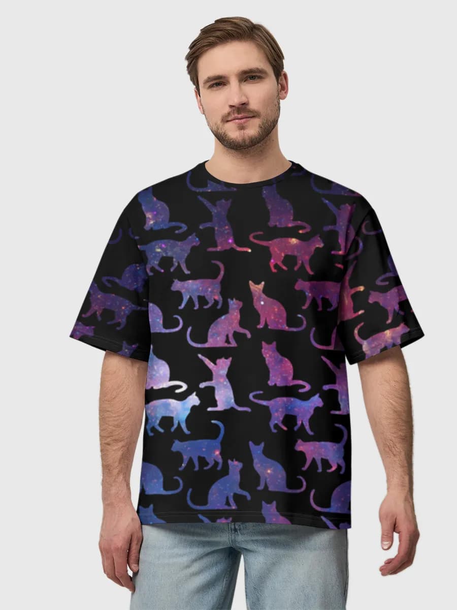 Men's oversized cotton T-shirt