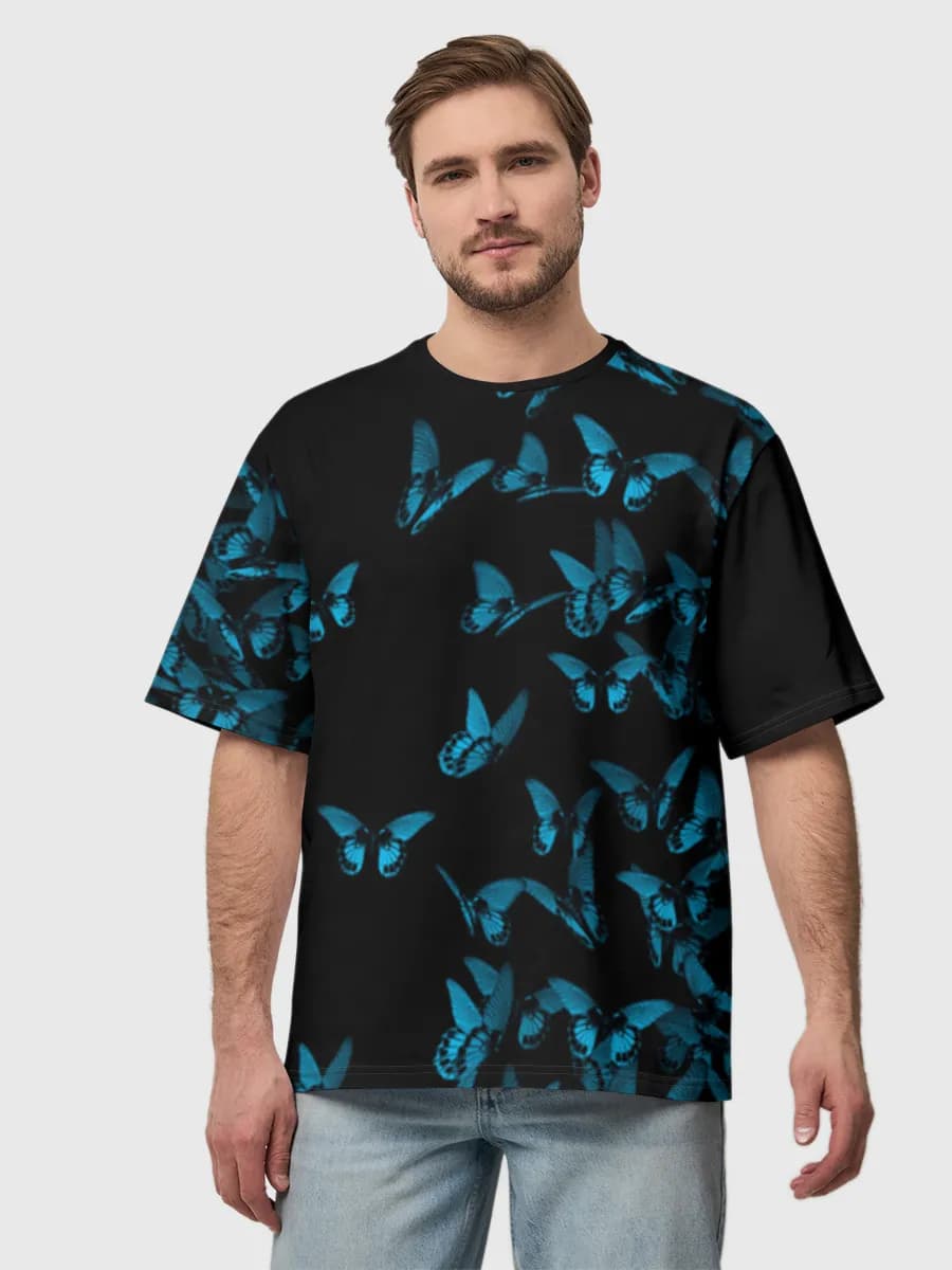 Men's oversized cotton T-shirt