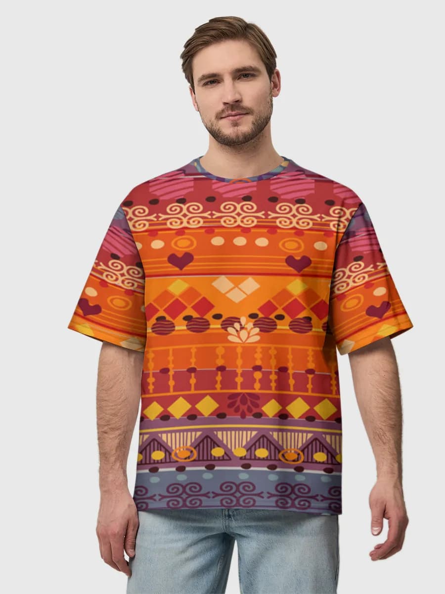 Herren Oversized Baumwoll T-Shirt