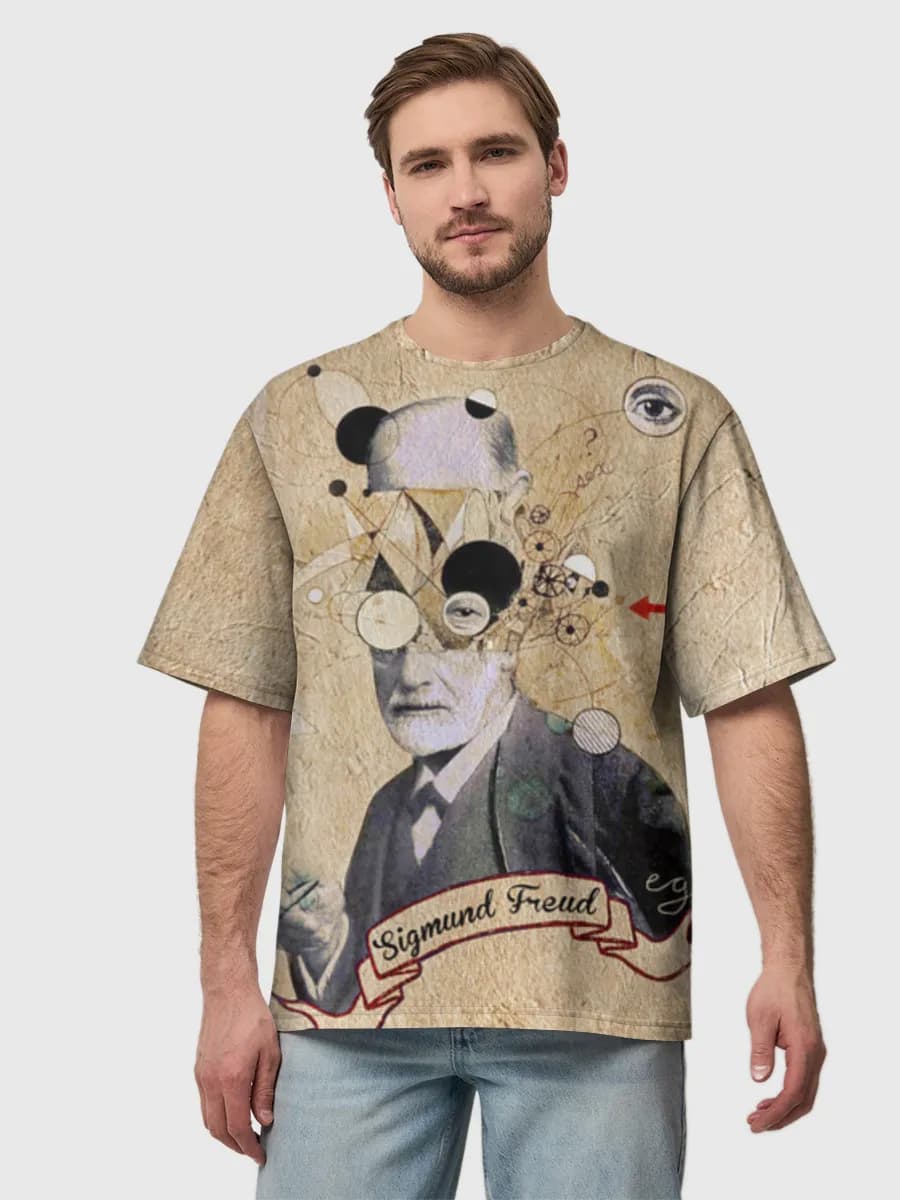 Men's oversized cotton T-shirt