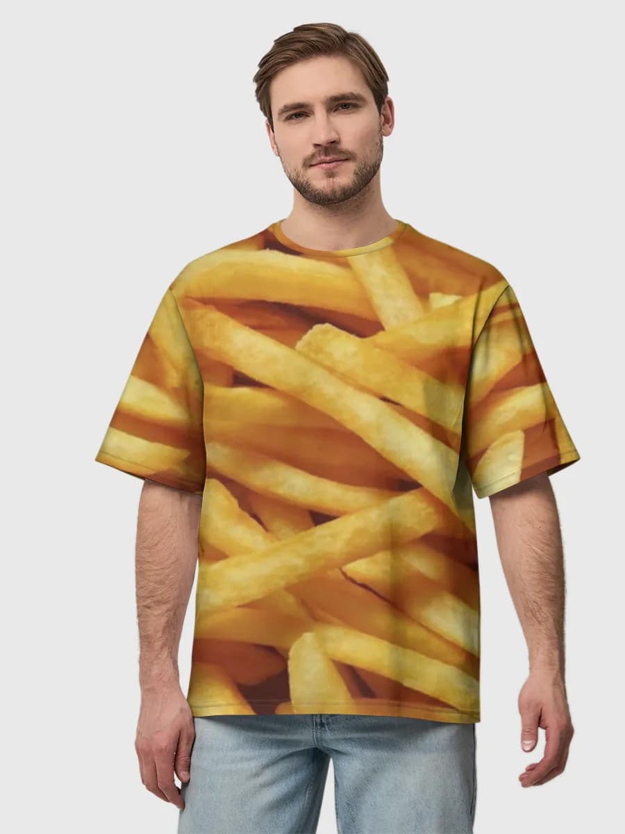 Men's oversized cotton T-shirt