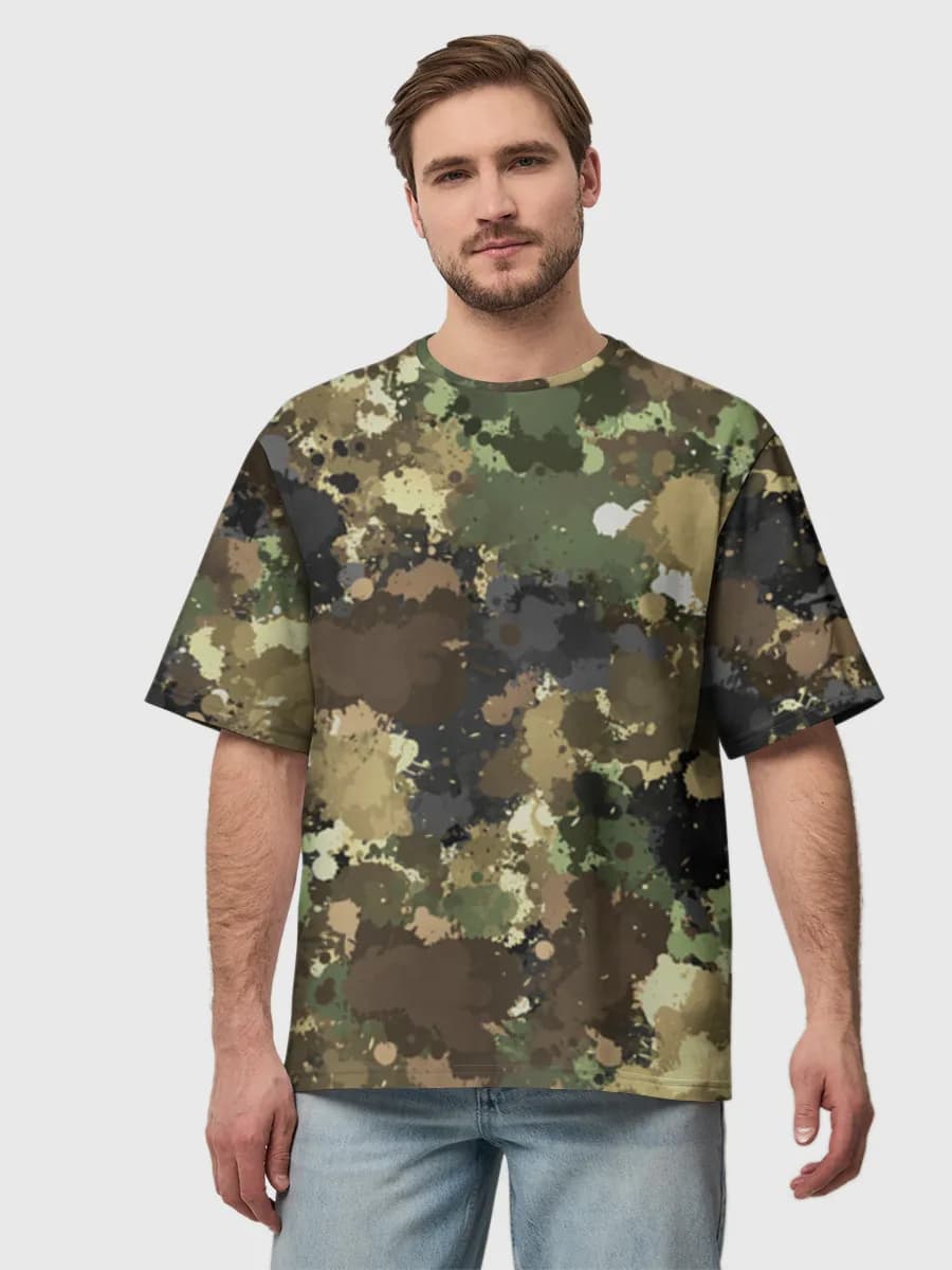 Men's oversized cotton T-shirt